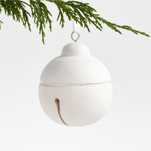 Wood Jingle Bell Christmas Tree Ornament