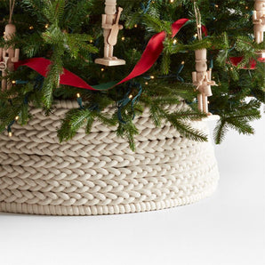 Woven Fabric Christmas Tree Collar