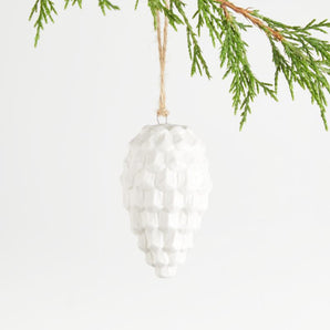 Winter Pinecone Christmas Tree Ornament