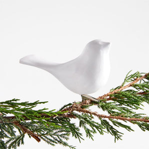 Wood Bird Christmas Tree Ornament Clip