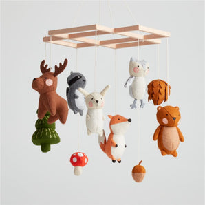 Baby Woodland Animal Nursery Mobile