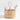 Woven Fiber Flatware Caddy with Handle