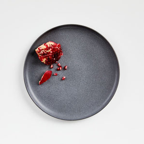 Plato de ensalada Wren gris oscuro mate