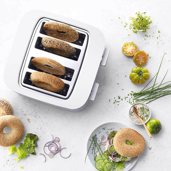 ZWILLING ® Enfinigy Silver 4-Slice Toaster.