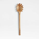 Crate & Barrel Acacia Pasta Spoon.