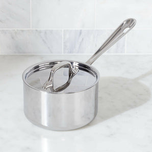 All-Clad ® d3 Stainless Steel 1.5-Qt. Saucepan with Lid