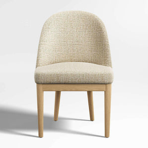 Ana Ivory Natural Wood Dining Chair