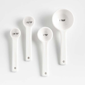Aspen White Measuring Spoons
