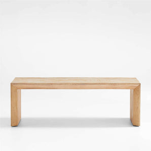 Baja Natural Oak Wood 54" Rectangular Coffee Table.