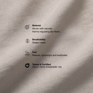 Eurflxlin Duvet Eushm Clay Taupe.