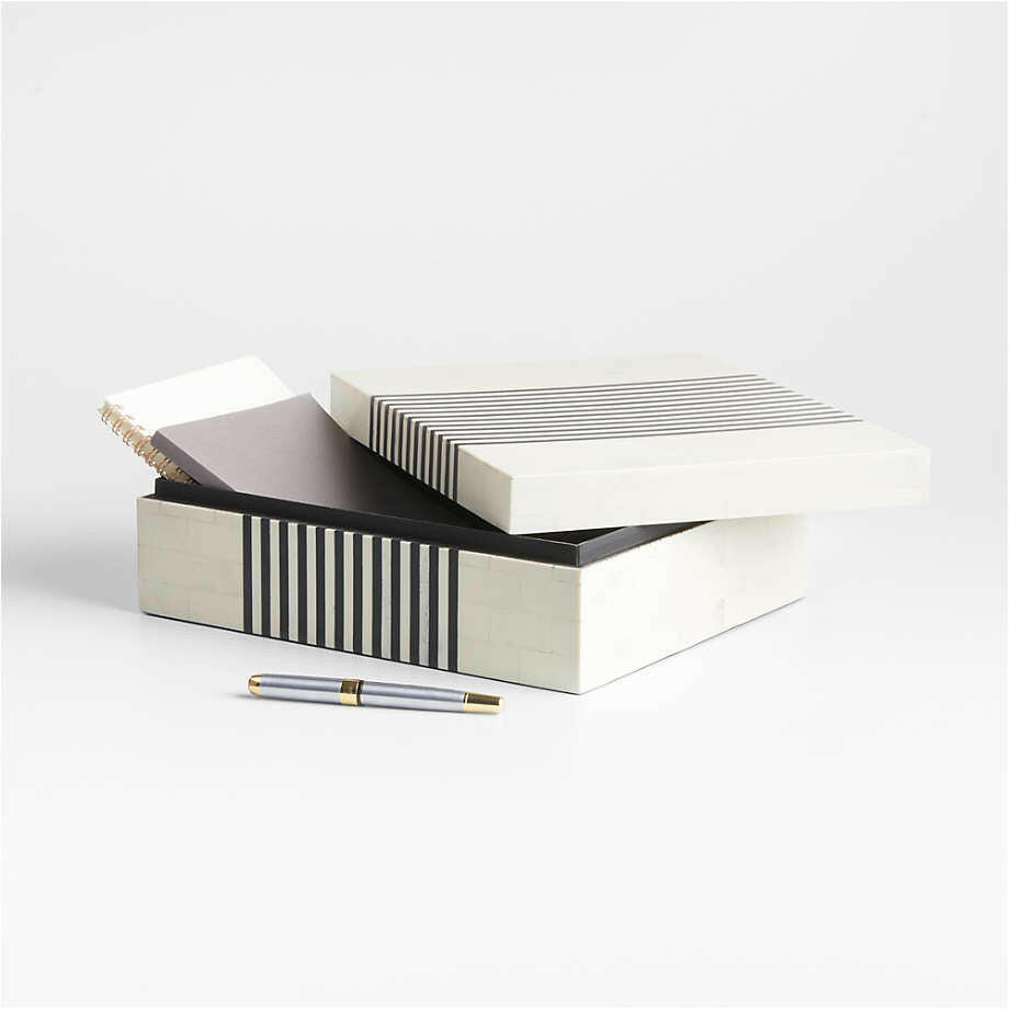 Clara Small Resin Inlay Decorative Box – Crate & Barrel