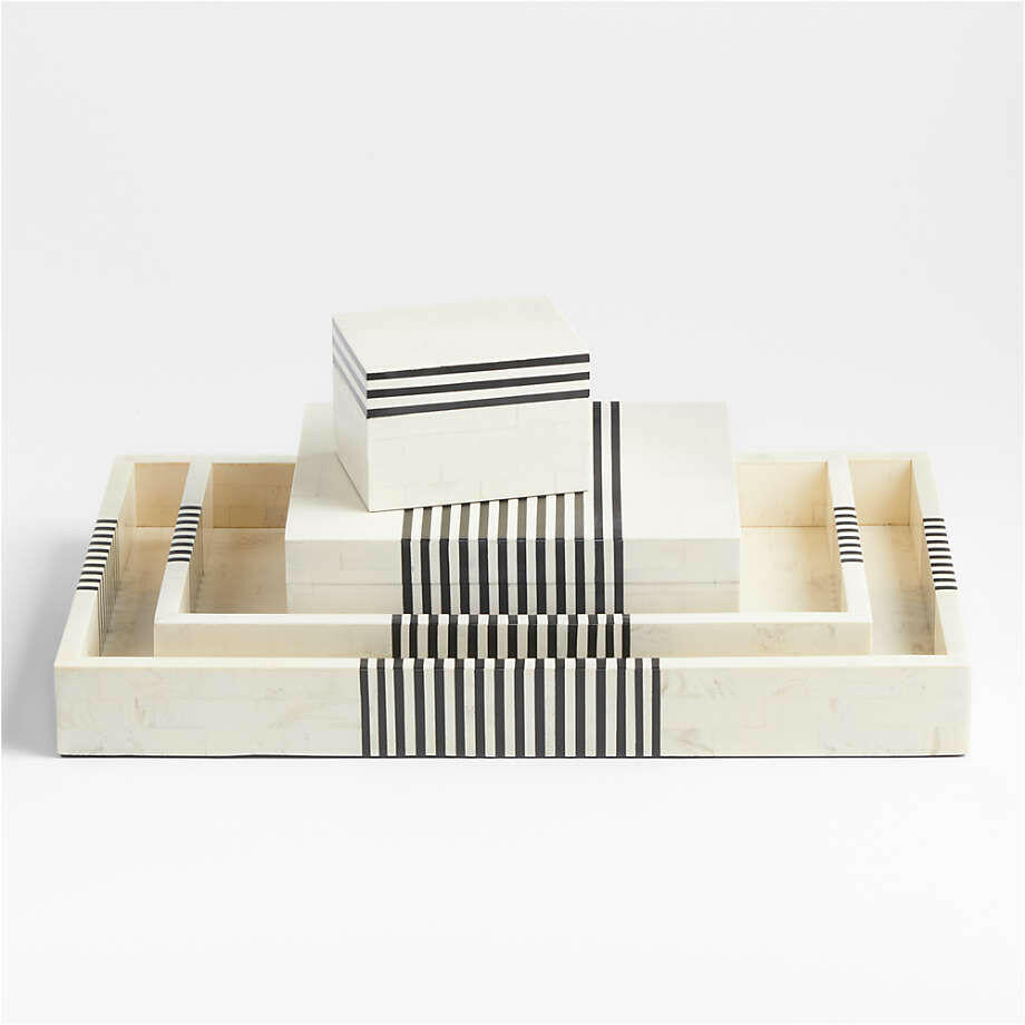 Clara Small Resin Inlay Decorative Box – Crate & Barrel
