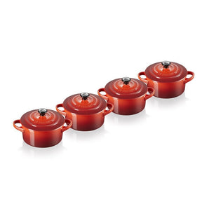 Le Creuset Set Of 4 Mini Cocottes