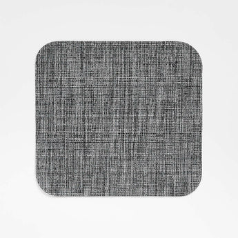 Chilewich ® Grey Rounded Square Crepe Placemat.