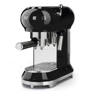 SMEG Black Espresso Machine.