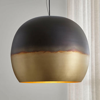 Elara Metal Globe Pendant Light.