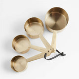 Gold Measuring Cups.