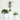 Junio Small Round White Planter 13".