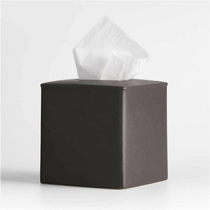 Juxon Black Tissue Box Cover.
