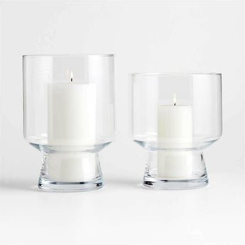 Laila Glass Hurricane Candle Holder.