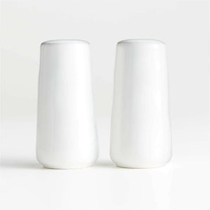 Marin White Salt and Pepper Shaker Set