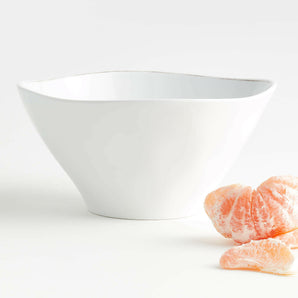 Marin Melamine Serving Bowl White