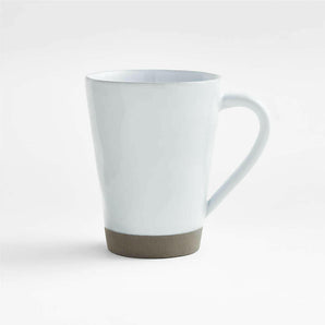 Marin White Recycled Stoneware Mug