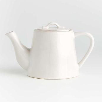 Marin White Teapot.
