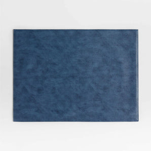 Maxwell Rectangular Blue Easy-Clean Placemat