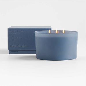Monochrome No. 6 Dusk 3-Wick Scented Candle - Clove, Frankincense and Rose