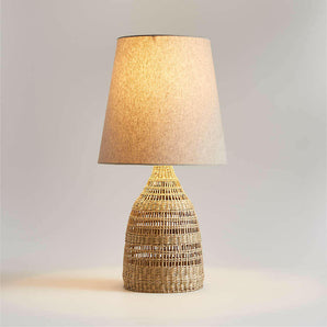 Nossa Woven Seagrass Table Lamp.