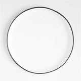 Range White Outdoor Melamine Dinner Plate by Leanne Ford.