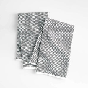 Textured Terry Organic Cotton Dish Towels, Set of 2.