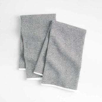 Textured Terry Organic Cotton Dish Towels, Set of 2.