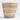 Sedona White Tapered Waste Basket/Trash Can.