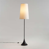 Seguin Brushed Black Metal Floor Lamp.