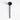 Silicone Ladle Black.