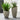 Slant Light Grey Short Indoor/Outdoor Planter.