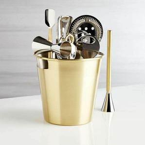 Bar Tool Set Stainless Steel Gold Finish
