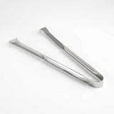 Crate & Barrel Stainless Steel Grill Tongs.
