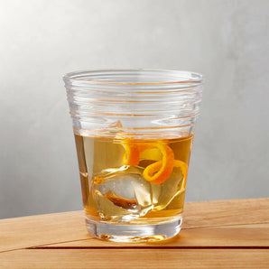 Swirl 8-Oz. Acrylic Drink Glass.