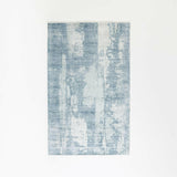 Tottori Blue Abstract Area Rug 8'x10'.