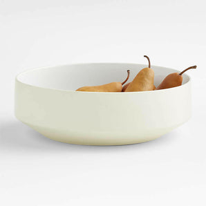 Tour White Porcelain Serving Bowl.
