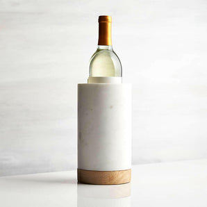 Wood Marble Wine Cooler