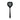 OXO® GG Nylon Round Turner Black.