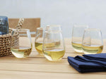 Acrylic Stemless Wine Glass