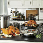 All-Clad® Stainless Steel 12 qt. Multipot with Perforated Insert and Steamer Basket