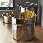 All-Clad® Stainless Steel 12 qt. Multipot with Perforated Insert and Steamer Basket