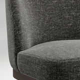 Ana Charcoal Counter Stool with Performance Fabric.