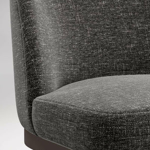 Ana Charcoal Counter Stool with Performance Fabric.